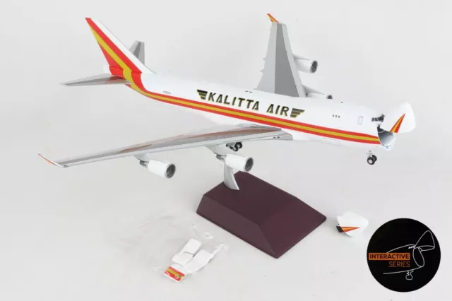 Gemini Jets G2CKS928 Kalitta Air B747-400 Interactive N782CK Diecast 1/200 Model