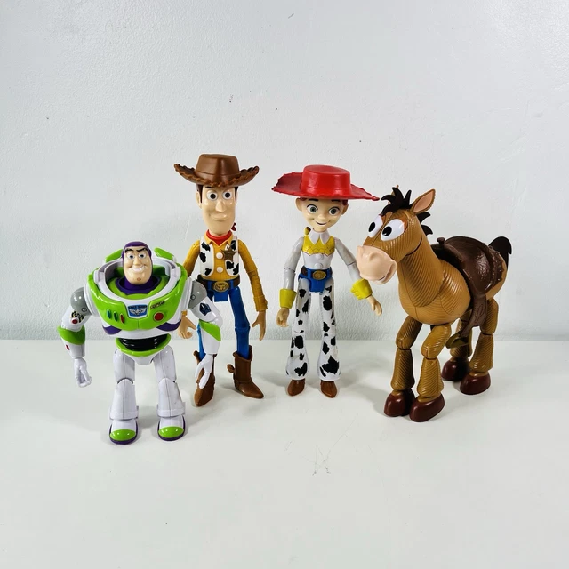 DISNEY PIXAR TOY Story Bullseye Horse Buzz Woody & Jessie Action ...