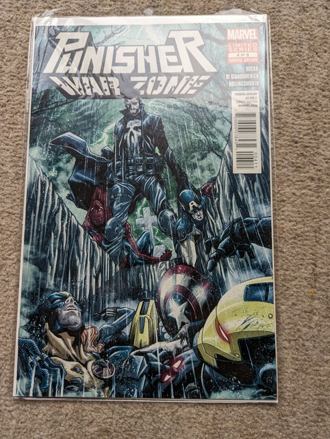 Marvel Punisher War Zone 4/5, Rucka, Di Giandoenico, Hollingsworth