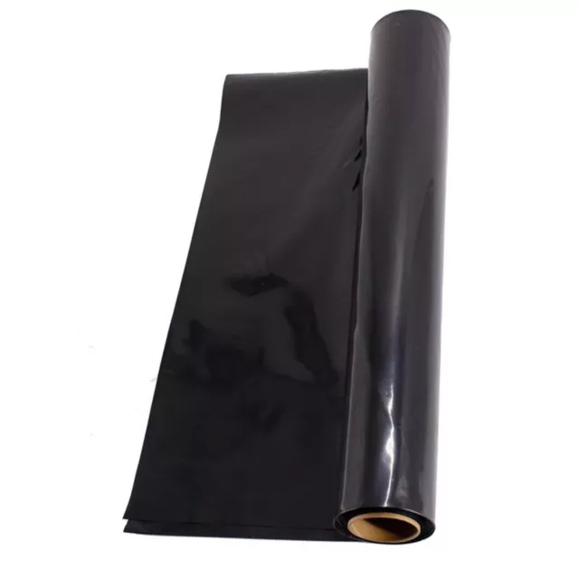 HFS(R) 10FTX25FT 6 MIL Black Plastic Sheeting Roll for Painting, Plastic Mulch