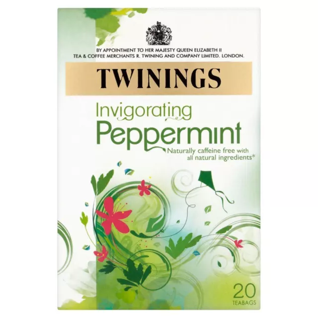 Twinings - Thé vert menthe intense - lot de 2 boîtes de 20 sachets