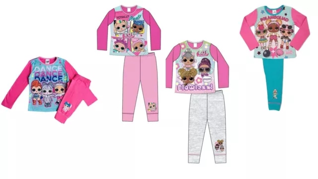 Pigiami per ragazze LOL bambini vestiti da notte da 4 a 10 anni maniche lunghe pigiami bambini