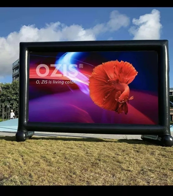 OZIS outdoor Movie Screen 16ft Mega Cinema Theatre Projector screen RRP £350