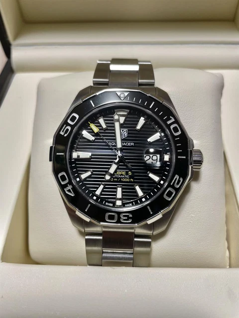 SCHEDA TAG HEUER tag Heuer Aquaracer calibro 5 WAK2110 automatica EUR 1