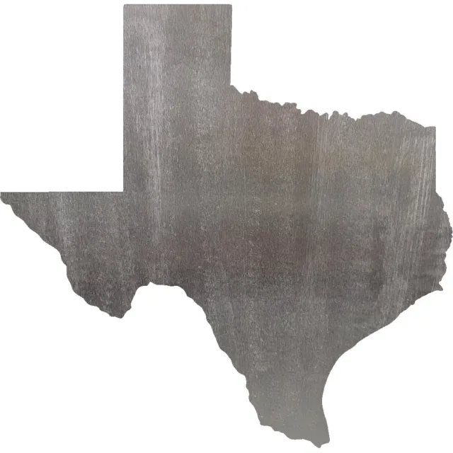 Texas Steel Cut Out Metal Art Decoration