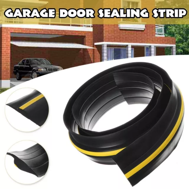 Safe & Visible Threshold Weather Stripping Bottom Garage Door Seal Bumper Strip