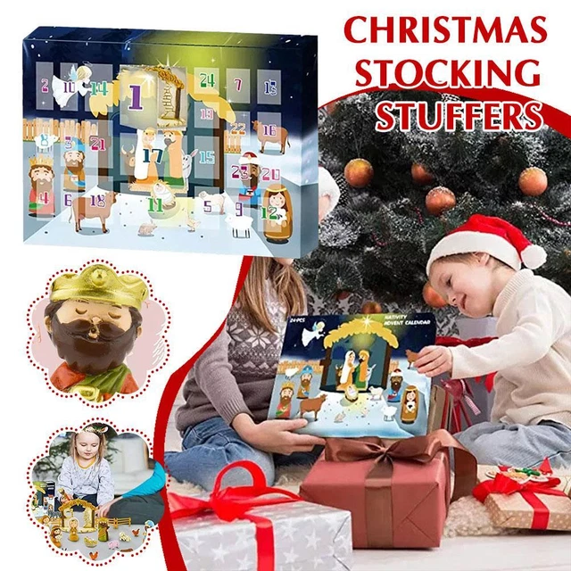 NATIVITY SCENE ADVENT Calendar Set, Christmas Advent 2023 Calendar H4G9