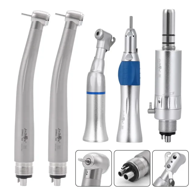 Estilo Dental Alta y Baja Velocidad Kit Pieza de Mano Turbina 4 Agujero