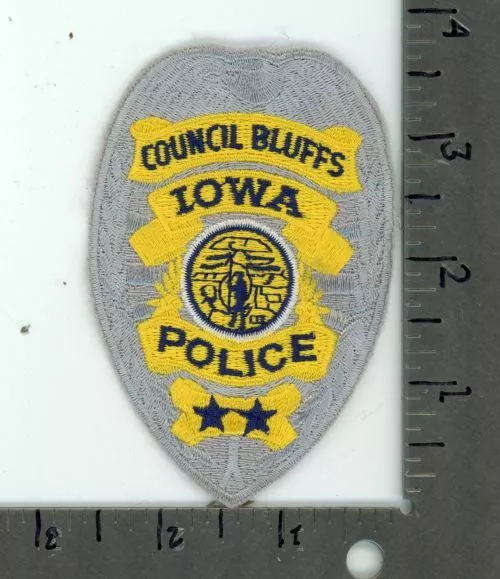 Iowa Ia Council Bluffs Police New Patch Sheriff