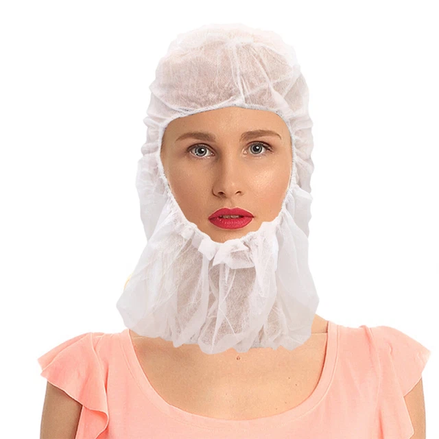 20 pz tubo rete per capelli protezioni edili medico ospedale copricapo