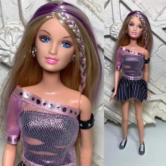 Barbie Htf Fashion Fever Lara Face Sculpt Fashion Doll ~ 2006 J1382