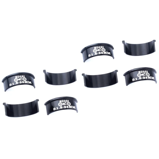 4-Piece 7/8" To 1" Handlebar Clamp Adapter Shims – Universal Motorcycle Fitment
