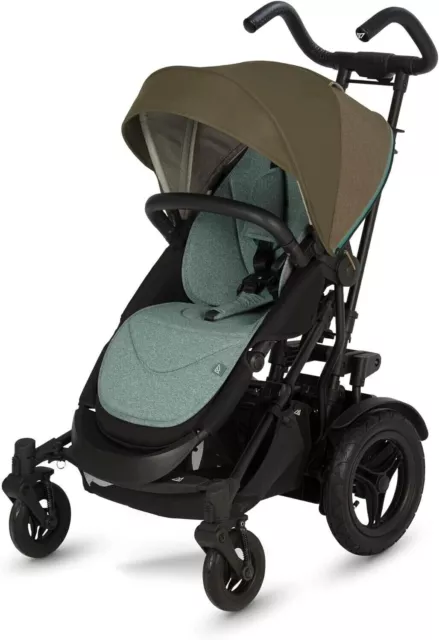 Micralite Silvercross Twofold Folding Baby Buggy Pushchair Pram Evergreen 0-4yrs