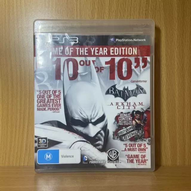 Batman arkham outlet city goty ps3