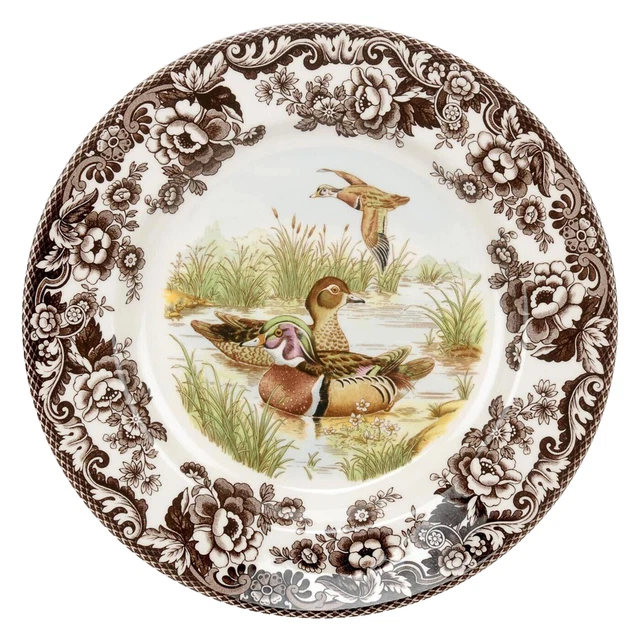 Spode Woodland Salad Plate 8 Inch (Wood Duck)