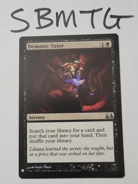 MTG Demonic Tutor (UMA) - The List (TLP) #93 MTG Demonic Tutor (UMA) - The List (TLP) #93