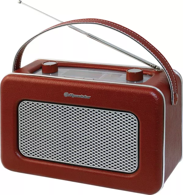 Roadstar TRA-1958 BG Retro Radio Old Style Netz und Batteriebetrieb