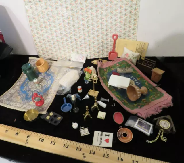 Lot of 1:12 Dollhouse Miniatures  Many vintage   #94