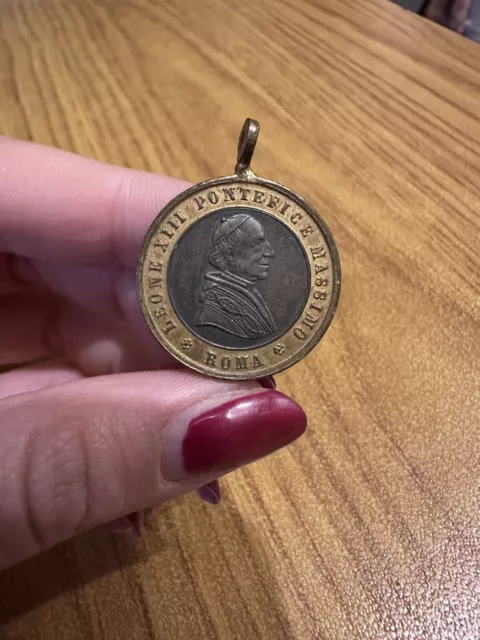 Medal Vatican Pope Leo XIII And Pio Ix Py