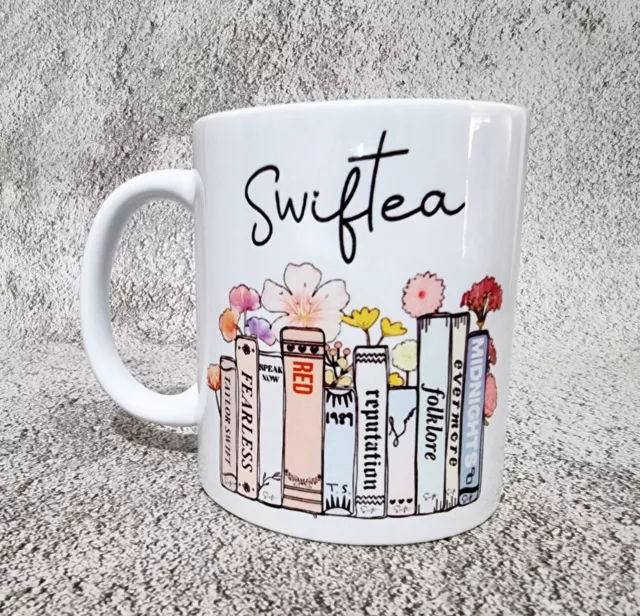 Taylor Swift Swiftea Album  Book Yourself   Style  Coffee Mug EXPRESS POSTAGE