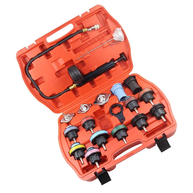 Kit D'outils De Testeur De Pression De Radiateur 18 Pièces Universel Pour La