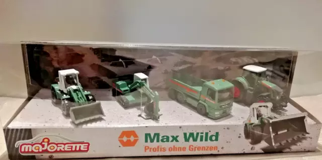 Majorette 1:64 Max Wild - MAN Liebherr Fendt - Profis ohne Grenzen OVP 022998 2