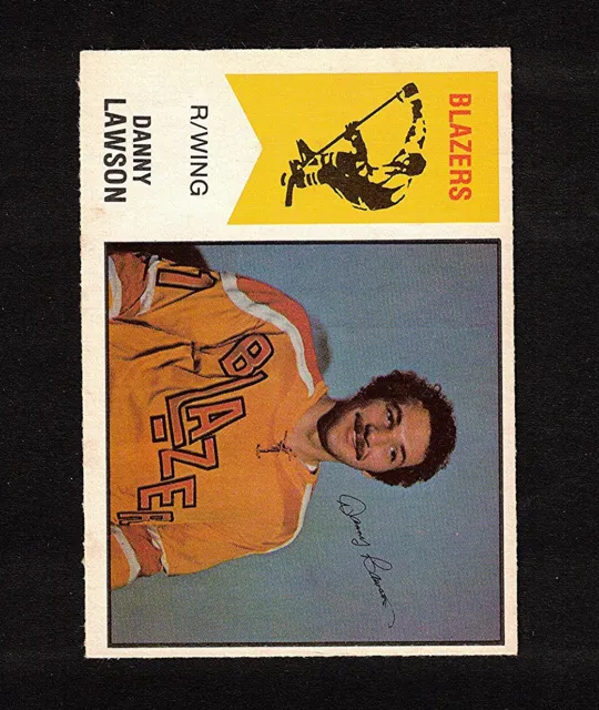 1974-75 DANNY LAWSON #25 VG-EX OPC ** Vancouver Blazers Star Old WHA Hockey Card
