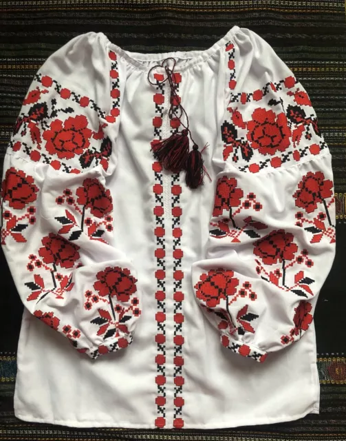 Ukrainian embroidery modern embroidered blouse any color XS - 4XL Ukraine