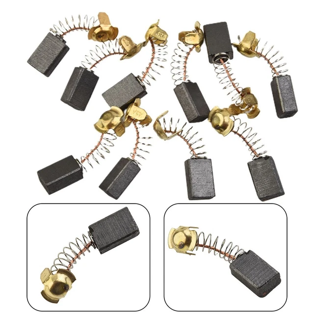 10 Paires Balais Charbon Pour Outil électrique 9x5x4mm Uxcell
