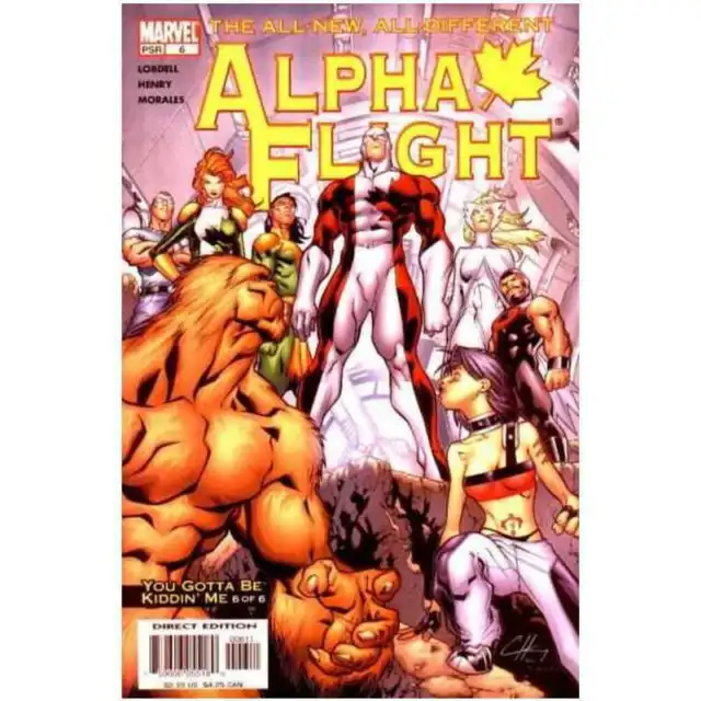 Alpha Flight #6 The All New All Different Marvel Comics October Oct 2004 (VF)