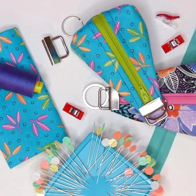Key Acrylic Plate Cute Triangle Key Fob Pouch Template For Sewing Transparent 8