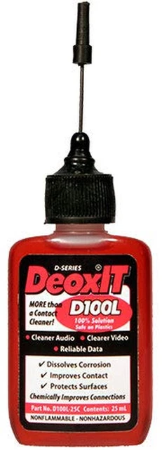 DeoxIT D100L-25C Precision Needle Applicator, More Than A Contact Cleaner, 25...