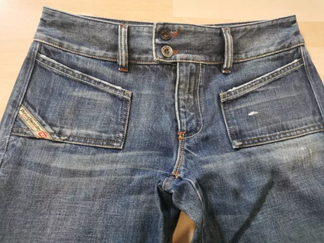 Jeans, Hüfthose, leichter Schlag, Diesel industry, W30, gebraucht