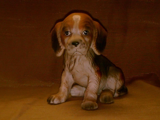 Vintage Made in Japan Beagle Dog Figurine No. 5535-Puppy