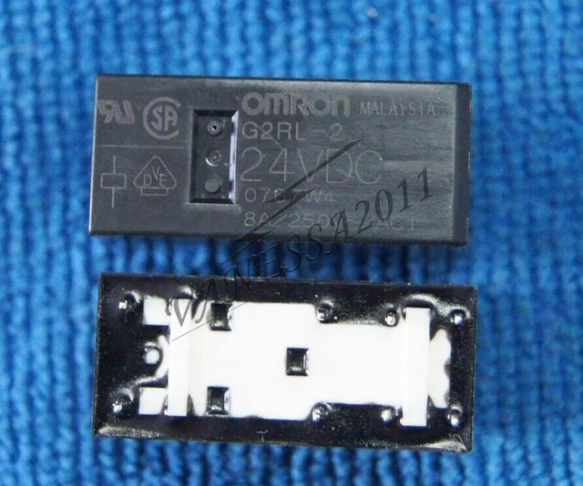 2x G2RL-2-12VDC Relais DIP8 - 8A 12V Gleichstrom Relais