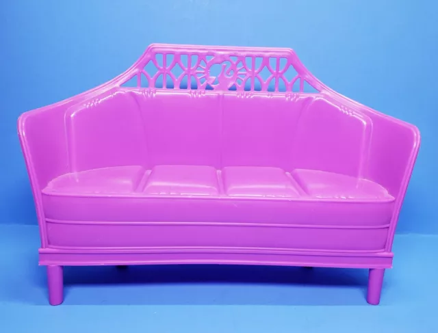 Barbie 2 Story Beach House Purple Couch/Bench (Mattel W3155)
