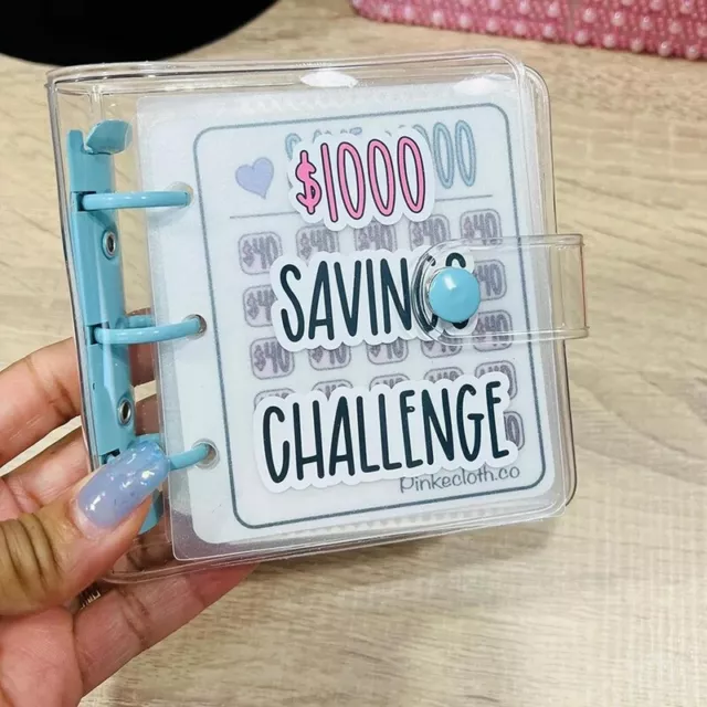 1000 Savings Challenge Binder, Money Saving Binder, Savings Challenges Book7832