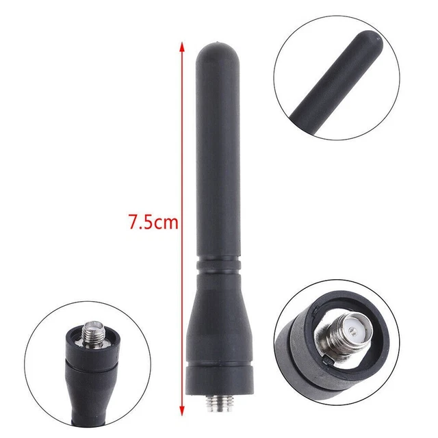 Antenna Pieghevole VHF/UHF 144/430 MHz Per Baofeng – Guadagno 2,15 DBi, Connettore SMA-femmina, 50 Ohm, Lunghezza 42 Pollici