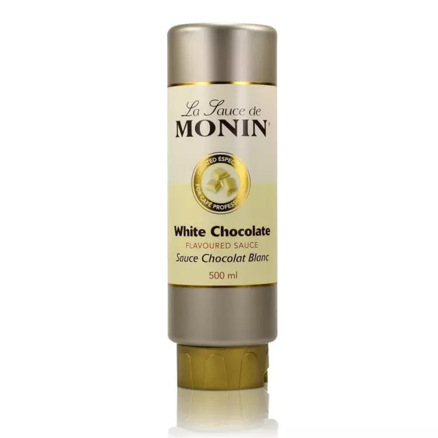 Monin Weiße Schokolade Sauce 500 ml - White Chocolate Flavoured Sauce