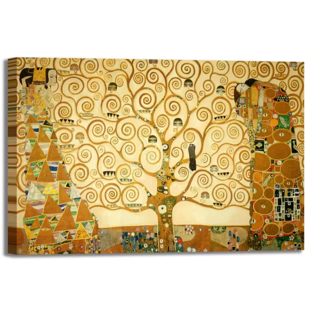 QUADRO MODERNO KLIMT Albero della Vita - Arredo Arte - Stampa su tela  Intelaiato EUR 39,00 - PicClick IT