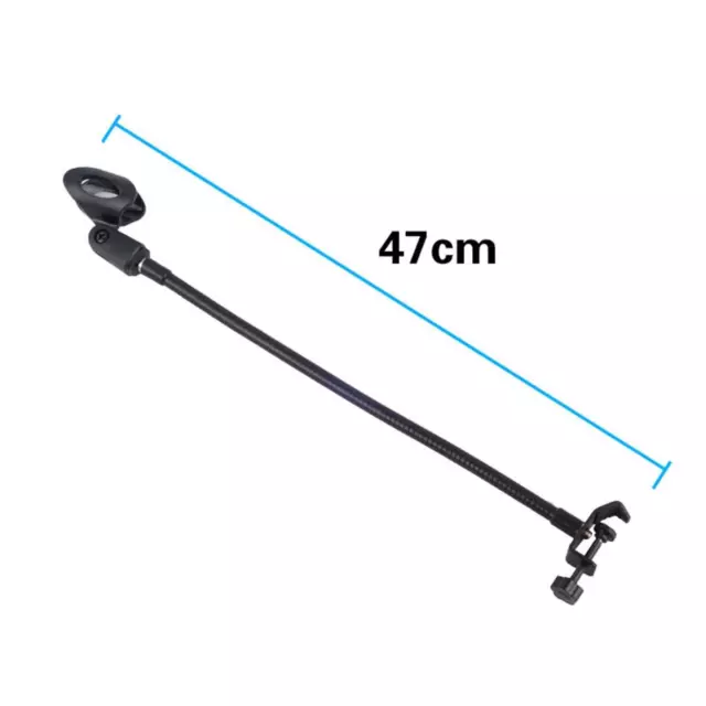 2x Supporto per Microfono, Supporto per Microfono Da Tavolo Flessibile a Collo 3