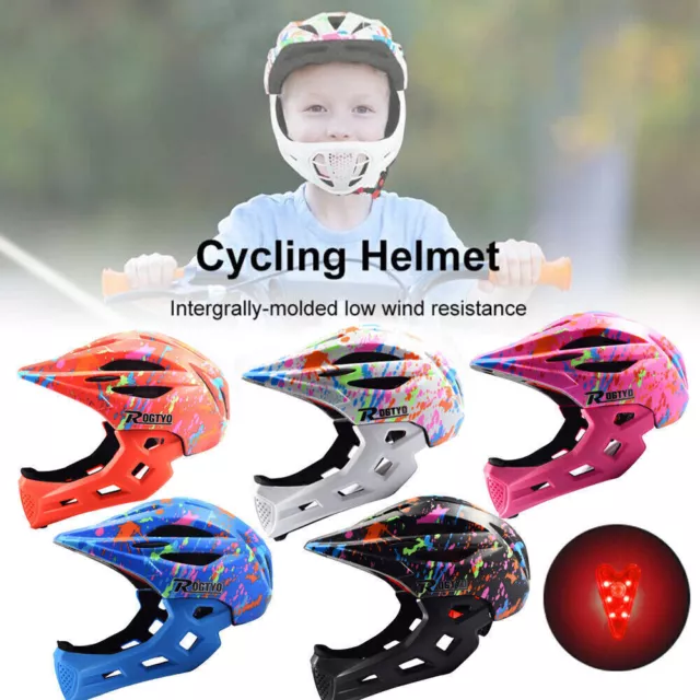 Kids detachable full face helmet deals