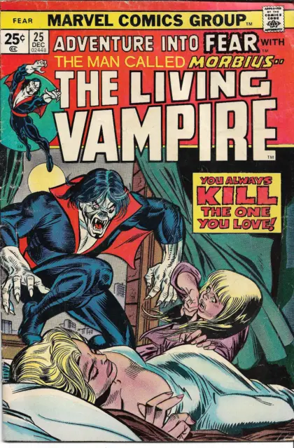 Comic The Living Vampire Man Called Morbius Vol. 1, No. 25 (1974) Good FREE SH