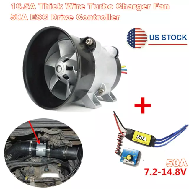 ACE40 DIY CAR Truck Supercharger Boost Intake Fan+Switch Potentiometer  Cover 12V $14.23 - PicClick