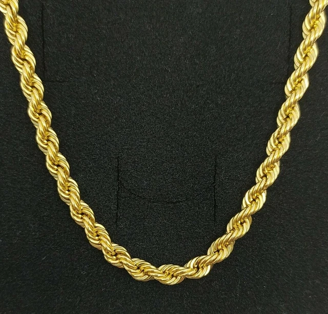 Chaîne En Or Jaune 18 Carats - 4.46 Grammes - 58 Cm - Occasion En Bon état