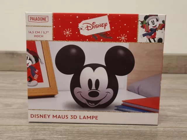 Disney Micky Maus Lampe Nachtlicht Kinderzimmer Lampe 3D Lampe NEU
