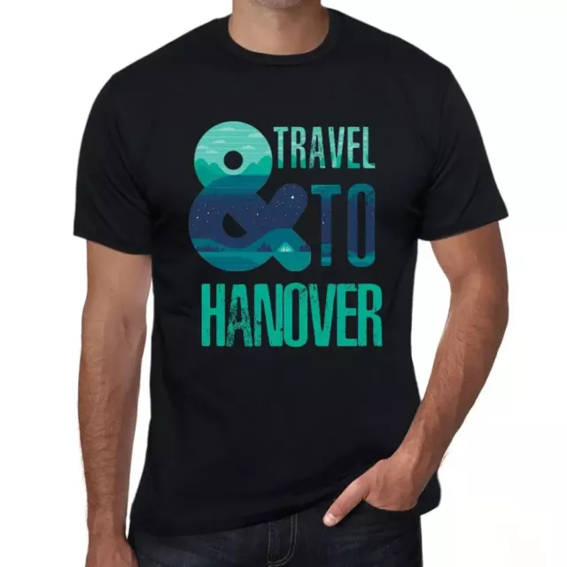 Herren Grafik T-Shirt Und nach Hannover reisen – And Travel To Hanover