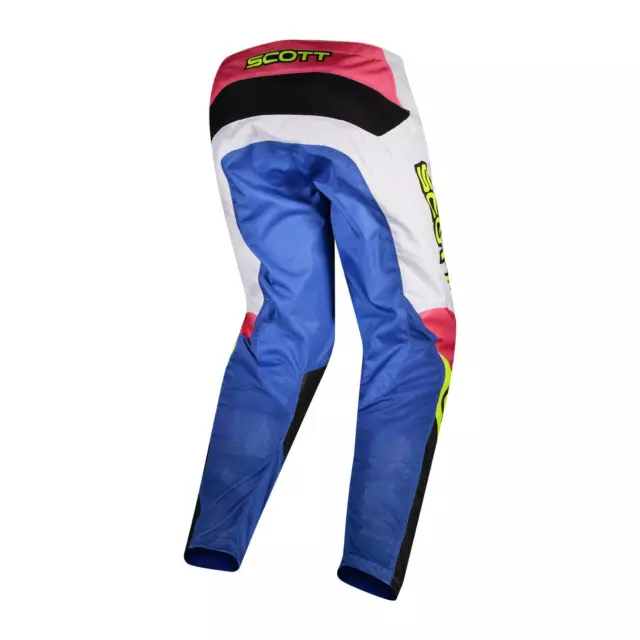 Scott Herren Motocross Hose Pant 350 Race Evo Blau Weiß Enduro Offroad 2