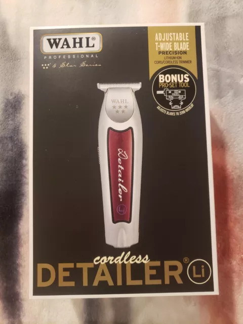 Wahl cordless detailer 5 star series