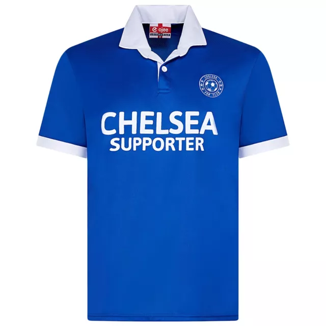 Men’s Chelsea Fan Club Football Supporter Short Sleeve  polo Shirt retro shirt